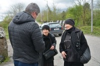 გიორგი შენგელია ენგურის ხიდზე ოკუპირებულ ტერიტორიაზე მცხვრებ მოქალაქეებს შეხვდა