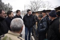 გიორგი გახარია შიდა ქართლის გამყოფი ხაზის მიმდებარე სოფლებში ადგილობრივ მოსახლეობას და თანამშრომლებს შეხვდა