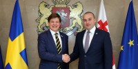 პრემიერი შვედეთის სამეფოს პარლამენტის თავმჯდომარეს შეხვდა