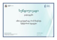 გიორგი მაჩაბელმა ქუთაისელ მასწავლებელს მენტორის სტატუსის მიღება მიულოცა