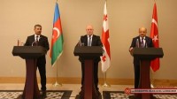 საქართველოს, თურქეთისა და აზერბაიჯანის თავდაცვის მინისტრებმა ერთობლივი ბრიფინგი გამართეს
