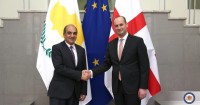 მიხეილ ჯანელიძე კვიპროსის წარმომადგენელთა პალატის პრეზიდენტს შეხვდა