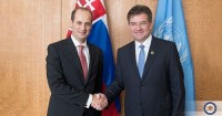  მიხეილ ჯანელიძე გაეროს გენერალური ასამბლეის პრეზიდენტს შეხვდა