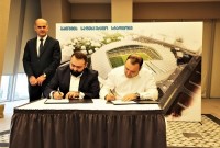 ბათუმის სტადიონის მშენებლობის დაწყებასთან დაკავშირებით შესაბამის ხელშეკრულებას მოეწერა ხელი