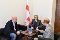 პარლამენტის საგარეო ურთიერთობათა კომიტეტის თავმჯდომარის მოადგილე შვედეთის სამეფოს ელჩს შეხვდა 