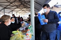 ვასილ ჩიგოგიძე ჩოხატაურისა და ოზურგეთის აგრარულ ბაზარში დასაქმებულ მოქალაქეებს შეხვდა
