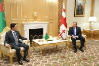 გიორგი კვირიკაშვილი თურქმენეთის პრეზიდენტს შეხვდა