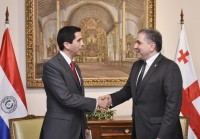 პარაგვაის საგარეო საქმეთა მინისტრის მოვალეობის შემსრულებელს საქართველოს ელჩმა რწმუნებათა სიგელების ასლი გადასცა