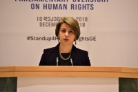 თამარ ჩუგოშვილი: ადამიანის უფლებათა დაცვის საერთაშორისო დღის აღნიშვნა, ჩემი აზრით, სახელმწიფოს მხრიდან ამ საკითხისადმი დამოკიდებულების კუთხით ძალიან მნიშვნელოვანი ჟესტია