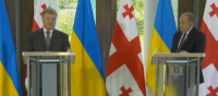   პეტრო პოროშენკო: ჩვენ ერთნაირი საფრთხეები გვაქვს, რომლისგანაც უნდა დავიცვათ ჩვენი თავისუფლება 