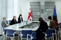 გოჩა ლორთქიფანიძე ევროკავშირის ოფისის პოლიტიკური და საინფორმაციო სექციის ხელმძღვანელ ასუნსიონ სანჩესს შეხვდა 