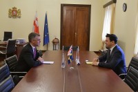 არჩილ თალაკვაძე შვედეთის სამეფოს საგანგებო და სრულუფლებიან ელჩს შეხვდა