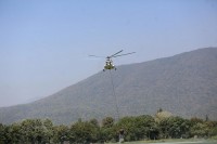 მესტიის მუნიციპალიტეტში, სოფელ დიზის მიმდებარე ტყეში გაჩენილი ხანძრის ქრობის სამუშაოებში ვერტმფრენი ჩაერთო