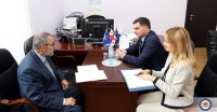 ვახტანგ მახარობლიშვილი საქართველოში საბერძნეთის საგანგებო და სრულუფლებიან ელჩს შეხვდა