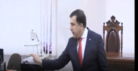 კიევის სააპელაციო სასამართლოში მიხეილ სააკაშვილის სასამართლო პროცესი მიმდინარეობს