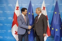 არჩილ თალაკვაძე იოჰანეს ჰანს შეხვდა არჩილ თალაკვაძე იოჰანეს ჰანს შეხვდა