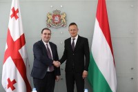 მიხეილ ჩხენკელმა უნგრეთის საგარეო საქმეთა და ვაჭრობის მინისტრს პიტერ სიიარტოს უმასპინძლა