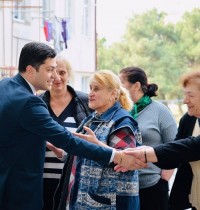 ზაზა გაბუნია მოსახლეობას შეხვდა