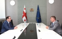  მიხეილ ჩხენკელმა საქართველოში ევროპის საბჭოს ოფისის ხელმძღვანელს  უმასპინძლა