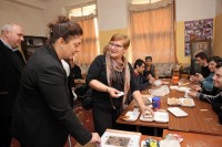  სოფო ხუნწარია სოციალურ საწარმო „სხივს“ ეწვია 