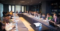 ლევან დავითაშვილი საქართველოს სავაჭრო-სამრეწველო პალატის საბჭოს წევრებს შეხვდა