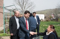 ზაზა გაბუნია ხურვალეთში მდებარე მოხუცთა სახლს ესტუმრა