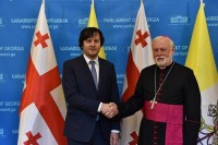 ირაკლი კობახიძე ვატიკანის საგარეო საქმეთა მინისტრს შეხვდა