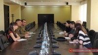 თავდაცვის სამინისტროს რუმინეთის თავდაცვის უნივერსიტეტის კომენდანტი ესტუმრა