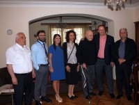 აფხაზეთიდან დევნილ მეორე მსოფლიო ომის ვეტერანებს გამარჯვების დღე მიულოცეს