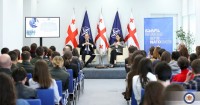 ნატო-ს დღეების ფარგლებში მიხეილ ჯანელიძემ სტუდენტებთან შეხვედრა გამართა
