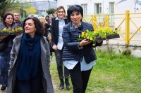დიდუბის რაიონის გამგებელი ირმა ზავრადაშვილი განსაკუთრებული საჭიროებების მქონე ბავშვთა ცენტრში იმყოფებოდა