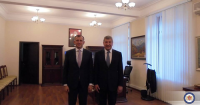 ზურაბ პატარაძე აზერბაიჯანის საგარეო საქმეთა მინისტრის მოადგილეს შეხვდა