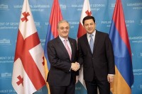 არჩილ თალაკვაძე სომხეთის რესპუბლიკის საგარეო საქმეთა მინისტრს შეხვდა