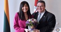 საქართველოს ელჩი ლიეტუვის საგარეო საქმეთა მინისტრს შეხვდა