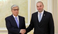 მამუკა ბახტაძე ყაზახეთის პრეზიდენტს შეხვდა