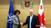 თავდაცვის მინისტრი ნატოს სამეკავშირეო ოფისის ხელმძღვანელს შეხვდა