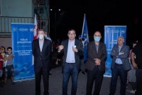 რესან კონცელიძე და ტიტე აროშიძე მაჭახლის, შანიძისა და გოთუას ქუჩის მცხოვრებლებს შეხვდნენ
