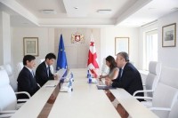 პრემიერმა იაპონიის ელჩთან გამოსამშვიდობებელი შეხვედრა გამართა 