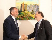 ზურაბ პატარაძე იტალიის ელჩს ანტონიო ენრიკო ბარტოლის შეხვდა