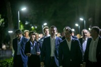 პრემიერმა რუსთავში, მერაბ კოსტავას განახლებული გამზირი დაათვალიერა