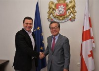 ლევან კობერიძე კომპანია „ჰიტაჩის“ ვიცე-პრეზიდენტს შეხვდა