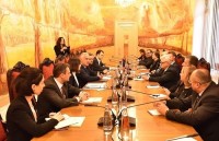 ზვიად ძიძიგური ჩეხეთის სენატის დელეგაციას შეხვდა