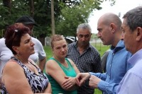 რუსლან აბაშიძე გურიის რეგიონში მცხოვრებ აფხაზეთიდან დევნილებს შეხვდა