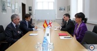 ესპანეთის ახლადდანიშნულმა ელჩმა საგარეო საქმეთა მინისტრის მოადგილეს რწმუნებათა სიგელების ასლები გადასცა