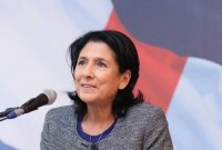სალომე ზურაბიშვილმა საარჩევნო კამპანია ენგურზე დაასრულა