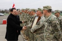 თავდაცვის მინისტრმა ეროვნული გვარდიის ოცეული ცენტრალურ აფრიკაში გააცილა