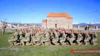 წვევამდელებმა შინდისის გმირთა მემორიალთან სამხედრო ფიცი დადეს