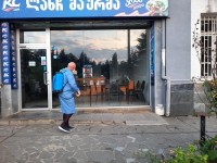 ლანჩხუთში კორონა ვირუსის პრევენციის მიზნით სადეზინფექციო ღონისძიებები ხორციელდება 