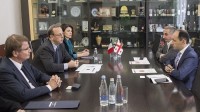 ლევან დავითაშვილი იტალიის ელჩს შეხვდა