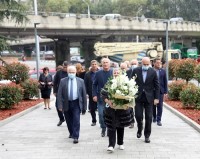 90-იან წლებში, გაგრაში განვითარებული ტრაგიკული მოვლენების დროს დაღუპულთა ხსოვნას პატივი მიაგეს 